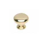 Meubelknop paddenstoel 40 mm messing gelakt - Intersteel, Ophalen of Verzenden, Nieuw, Koper of Messing, Overige typen