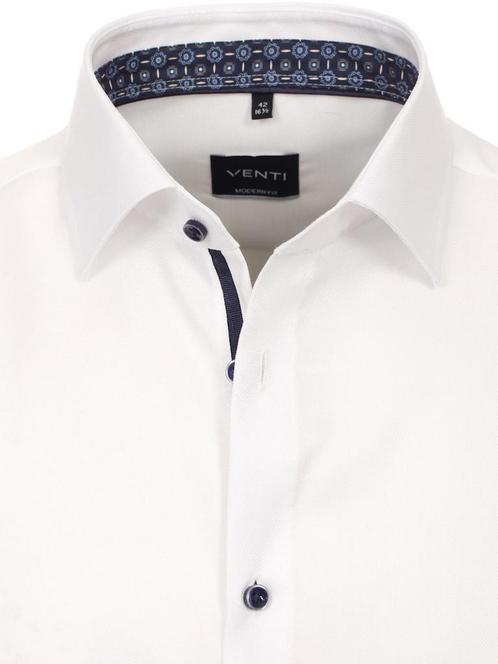 Venti Wit Overhemd Oxford Weving Modern Fit 103522000-000, Vêtements | Hommes, T-shirts, Envoi