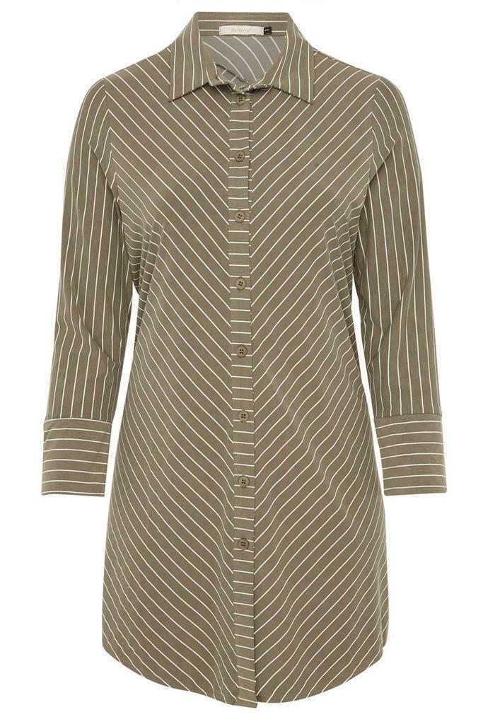 Blouse Belloya dwars streep maat 50, Kleding | Dames, Blouses en Tunieken, Verzenden
