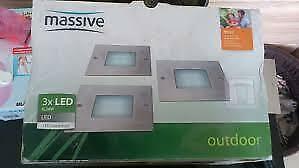 Massive : grondinbouwspots met led : Bedford, Tuin en Terras, Buitenverlichting, Ophalen of Verzenden