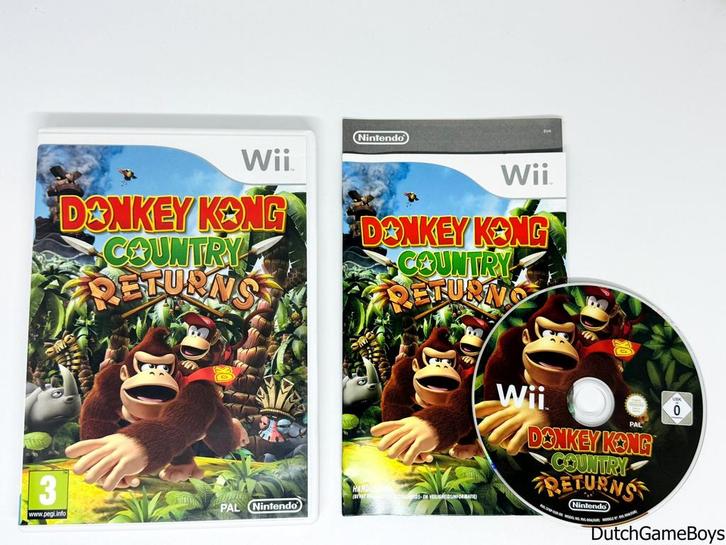 Nintendo Wii - Donkey Kong Country Returns - HOL (1), Games en Spelcomputers, Games | Nintendo Wii, Gebruikt, Verzenden