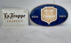 Chimay la trappe - Reclamebord (2) - Metaal
