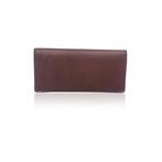 Cartier - Brown Leather Embossed Logo Bifold Long Wallet