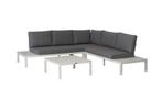 Exotan La Vida loungebank wit met aluminium frame SUPER SALE, Tuin en Terras, Tuinsets en Loungesets, Nieuw