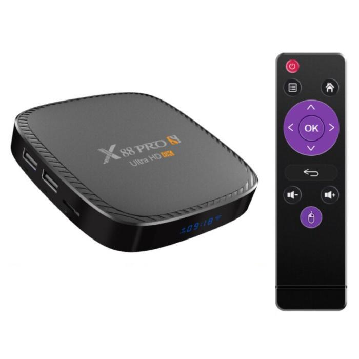 X88S TV Box Mediaspeler Android 10 - Kodi - 6K - 2GB RAM -, TV, Hi-fi & Vidéo, Accessoires de télévision, Envoi