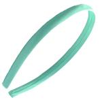 Fako Fashion® - Diadeem - Satijn - 10mm - Mintgroen, Handtassen en Accessoires, Uiterlijk | Haarverzorging, Verzenden, Nieuw