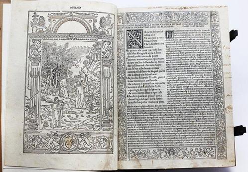 Danthe / [Botticelli] - [Incunable] [La Comedia] - 1497, Antiek en Kunst, Antiek | Boeken en Manuscripten