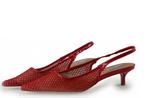 Steve Madden Slingbacks in maat 40½ Rood, Verzenden, Steve Madden, Zo goed als nieuw, Rood