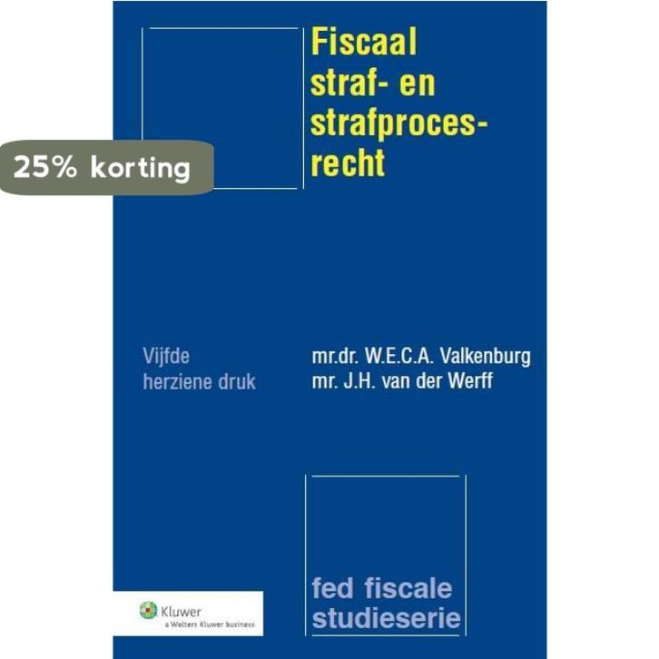 Fiscaal straf- en strafprocesrecht / Fed fiscale studieserie, Boeken, Wetenschap, Gelezen, Verzenden