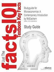 Studyguide for Microeconomice: A Contemporary I. McEachern., Livres, Livres Autre, Envoi