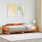 vidaXL Slaapbank met onderschuifbed 80x200 cm massief, Verzenden, Nieuw