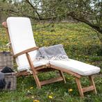 ligkussen voor tuin loungestoel gebroken wit, Verzenden