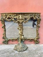 Wandtafel - Hout, Marmer, Glas