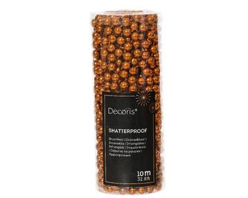 Actie parelketting 8 mm – warme cider rol van 10 m voor