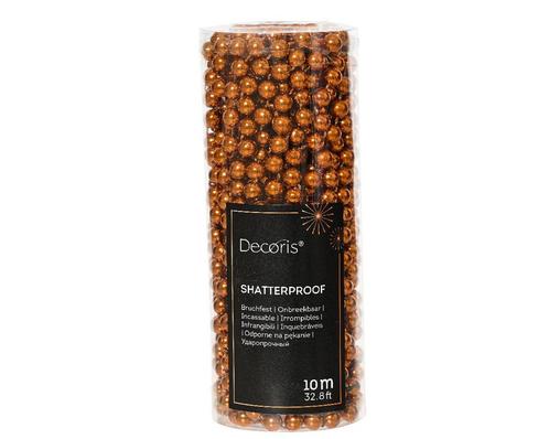 Actie parelketting 8 mm – warme cider rol van 10 m voor, Huis en Inrichting, Woonaccessoires | Kunstplanten en Kunstbloemen, Nieuw