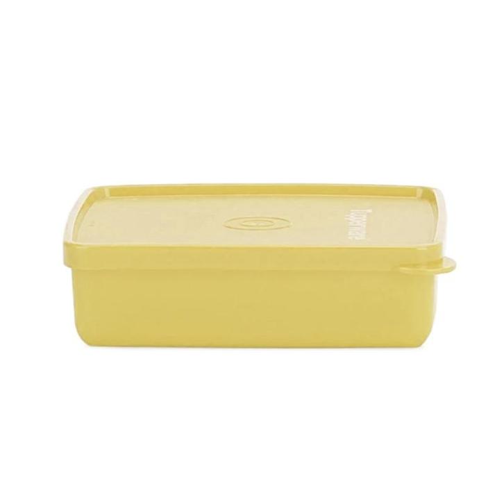 Tupperware Broodtrommel Vierkant Geel, Maison & Meubles, Cuisine| Tupperware, Envoi