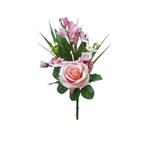 Kunstbloemen roos camelia boeket, Ophalen, Nieuw, Buiten