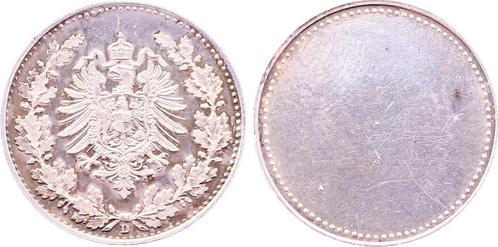 Duitsland Probe 50 Pfennig einseitiger Abschlag der Wappe..., Postzegels en Munten, Munten | Europa | Niet-Euromunten, België