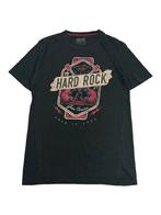 Vintage Hard Rock grijs roze geprint T-Shirt maat M, Maat 48/50 (M), Zo goed als nieuw, Roze, Ophalen of Verzenden