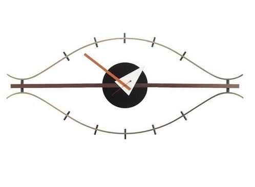 Wandklok Eye clock veelkleurig, Huis en Inrichting, Woonaccessoires | Klokken, Nieuw, Verzenden