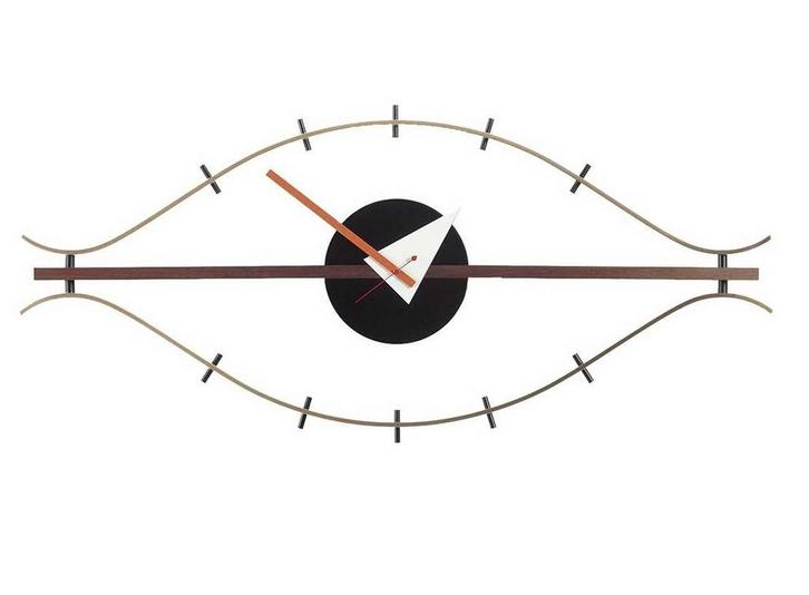Wandklok Eye clock veelkleurig, Huis en Inrichting, Woonaccessoires | Klokken, Nieuw, Verzenden