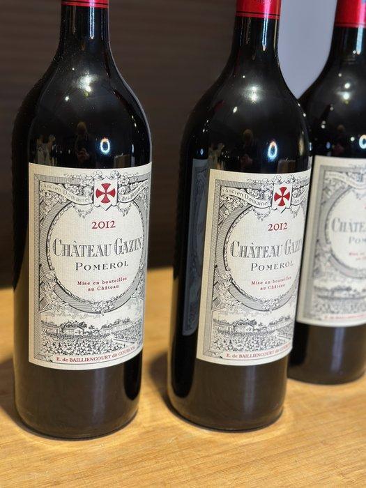 2012 Chateau Gazin Pomerol - Pomerol Pomerol - 3 Magnums, Collections, Vins