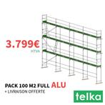 Promotion Échafaudages - 100m² à seulement 3 799 € HTVA !, Échafaudage de toiture, 5 mètres de hauteur ou plus, Ophalen, Neuf
