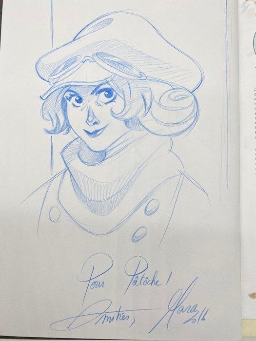 Clues T4 + dédicace + ex-libris - C - 1 Album - Beperkte, Boeken, Stripverhalen