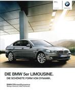 2011 BMW 5 SERIE SEDAN BROCHURE DUITS, Nieuw, Ophalen of Verzenden