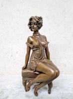 Beeldje - Brons, Antiek en Kunst