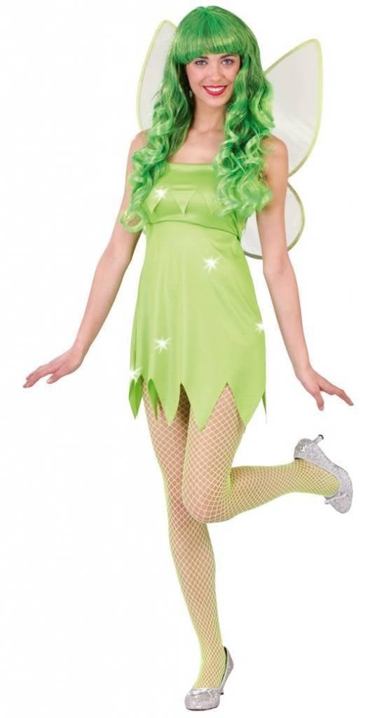 Groene Fee Jurk, Kleding | Dames, Carnavalskleding en Feestkleding, Nieuw, Verzenden