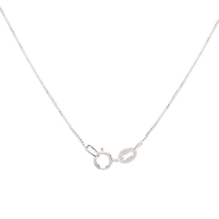 Halsketting - 18 karaat Witgoud Smaragd - Diamant, Handtassen en Accessoires, Kettingen