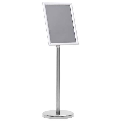 vidaXL Posterstandaard A4 aluminiumlegering zilverkleurig, Zakelijke goederen, Kantoor en Winkelinrichting | Kantoormeubilair en Inrichting