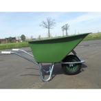 Kruiwagen kunststof bak 160liter lichte uitvoering met, Nieuw