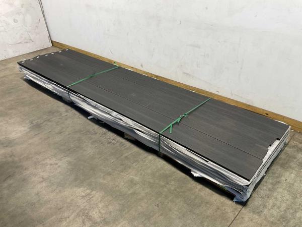 Veiling - 15x Composiet plank 2,3x14,5x420cm zwart, Doe-het-zelf en Bouw, Hout en Planken, Nieuw