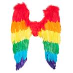 Engelen Vleugels Regenboog 50cm, Hobby en Vrije tijd, Feestartikelen, Nieuw, Verzenden