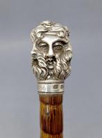 Canne de marche - Argent 925 - Motif Janus, 1896