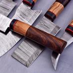 Couteau de cuisine - Chefs knife - Acier plié, bois et bois