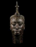 Bronzen hoofd van Ife - Yoruba - Nigeria, Antiquités & Art, Art | Art non-occidental