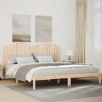 vidaXL Bedframe extra lang zonder matras massief hout, Huis en Inrichting, Slaapkamer | Bedden, Verzenden, Nieuw