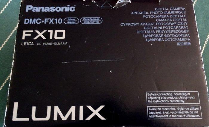 Panasonic DMC-FX10 Digitale compact camera, TV, Hi-fi & Vidéo, Appareils photo numériques