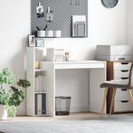 vidaXL Bureau met Opbergruimte Wit 100x40x90 cm Geengineerd, Huis en Inrichting, Verzenden, Nieuw