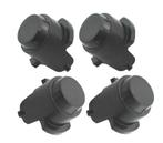 KIT 4 CACHES DE 18MM ORIFICES PARKTRONIC POUR AUDI VOLKSWAGE, Verzenden