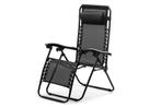 2dekans | Hortensus Verstelbare relaxstoel in zwart, Ophalen of Verzenden, Nieuw