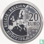 België 20 euro 2007 (PROOF) 100ste geboortedag van Georg.., Verzenden, Losse munt, Goud