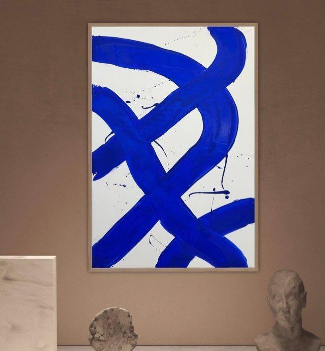 Stefanie Raus - Blue II 1015 XXL, Antiek en Kunst, Kunst | Schilderijen | Modern