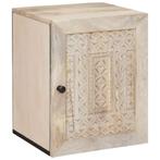 vidaXL Badkamerkast Wandgemonteerd met opslag Wit 38 x 33.5, Huis en Inrichting, Badkamer | Badkamermeubels, Verzenden, Nieuw