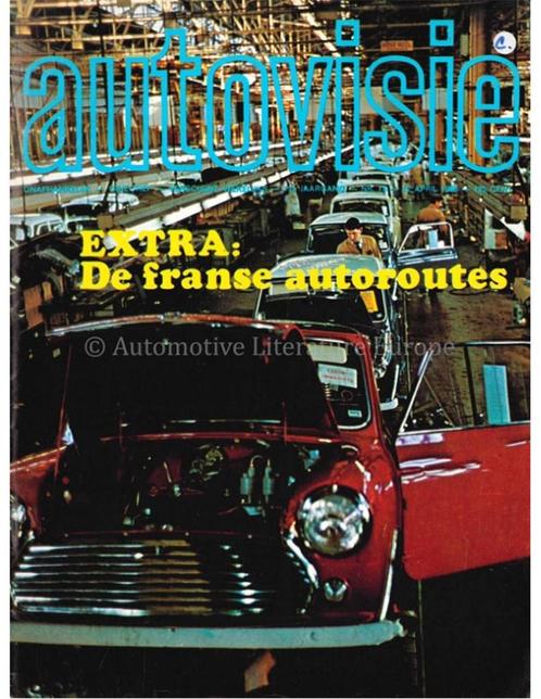 1968 AUTOVISIE MAGAZINE 15 NEDERLANDS, Livres, Autos | Brochures & Magazines