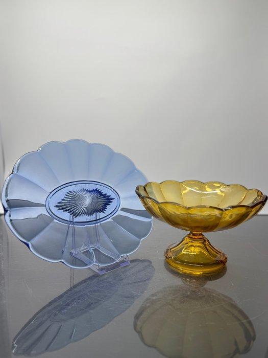 Val Saint Lambert - Charles Graffart & René Delvenne - Plat, Antiek en Kunst, Curiosa en Brocante