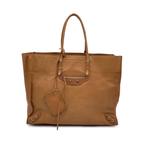 Balenciaga - Beige Leather Papier A4 Large Handbag - Tote, Nieuw